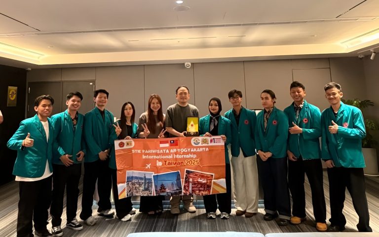 Wujud Komitmen Kampus Mempersiapkan Lulusan Berdaya Saing Global, Mahasiswa STIE Pariwasata API Yogyakarta Magang di Taiwan.