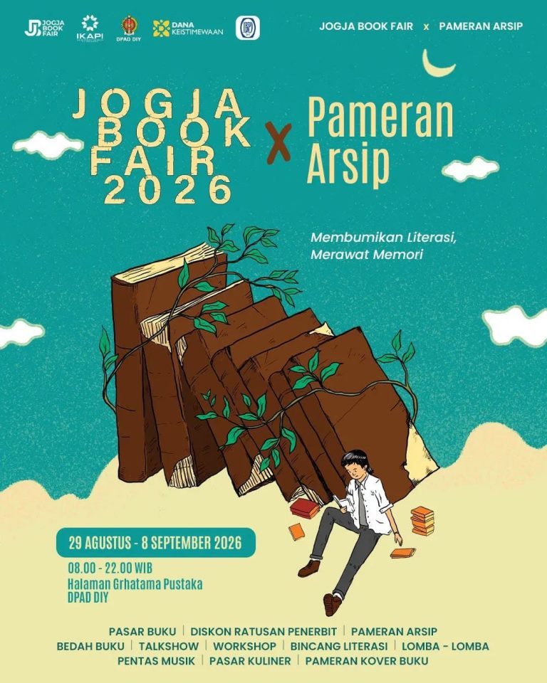 Jogja Book Fair 2026 x Pameran Arsip Keistimewaan: Membumikan Literasi, Merawat Memori Yogyakarta